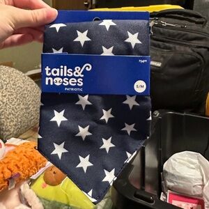 Tails & Noses - Midnight Blue Starry Dog/Cat Bandana OS